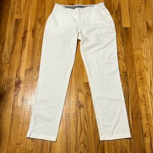 Under Armour Links Pants women’s white‎ Golf 10 medium pockets athletic